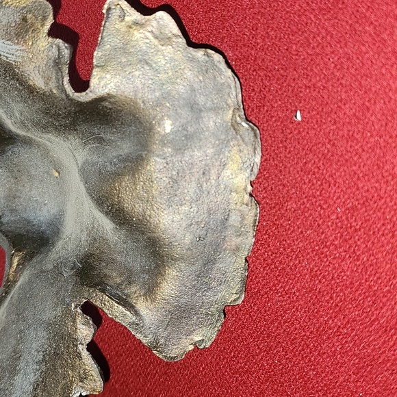 Vintage American Eagle Cast Aluminum gold tone metal approx 19" - Picture 5 of 6